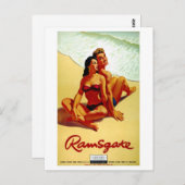 英国のビンテージポスターが復活 ポストカード (正面/裏面)