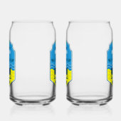 英国のビーチをテーマにした贈り物 ガラス缶 (左)