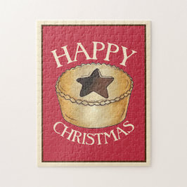 英国のフルーツミンスパイ幸せなクリスマス ジグソーパズル