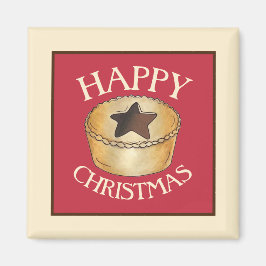 英国のフルーツミンスパイ幸せなクリスマス マグネット