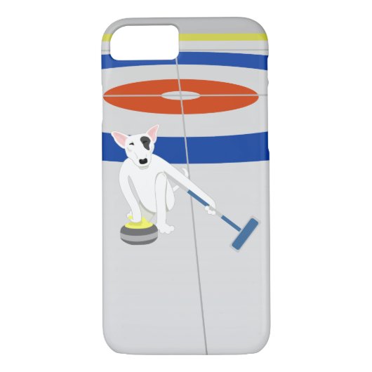 英国のブルテリアのカール Case-Mate iPhoneケース (裏面)