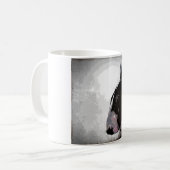 英国のブルテリアの芸術品を気取ったな都市デザインのマグ コーヒーマグカップ (正面左)