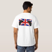 英国のブルテリアのTシャツ Tシャツ (裏面フル)