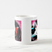 英国のブルテリア コーヒーマグカップ (中央)