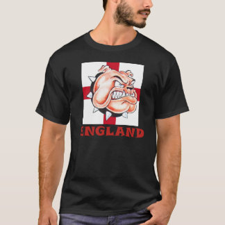 英国のブルドッグおよびStゲオルゲスの旗イギリス Tシャツ