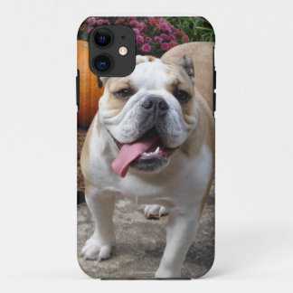 英国のブルドッグのかわいくおもしろいなiPhone 5はケースをカバーします iPhone 11 ケース