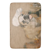 英国のブルドッグのシェフの台所または バスマット (正面縦)