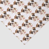 英国のブルドッグのティッシュの包装紙 薄葉紙 (詳細)