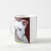 英国のブルドッグのマグ コーヒーマグカップ (正面左)