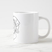 英国のブルドッグのマグ ジャンボコーヒーマグカップ (右)