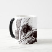 英国のブルドッグのマグ モーフィングマグカップ (正面左)