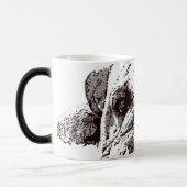 英国のブルドッグのマグ モーフィングマグカップ (左)