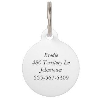 英国のブルドッグのラベル ペット　ネームタグ