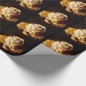 英国のブルドッグの休日の包装紙 ラッピングペーパー (コーナー)