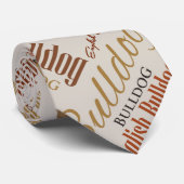 英国のブルドッグの単語の芸術 ネクタイ (ロール)