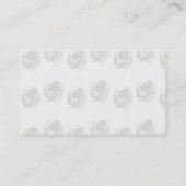 英国のブルドッグの名刺 名刺 (裏面)