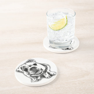 英国のブルドッグの子犬のコースター コースター