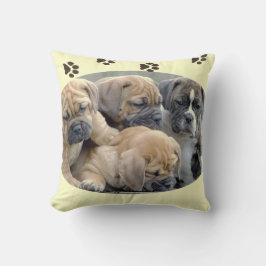 「英国のブルドッグの子犬」 クッション