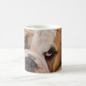 英国のブルドッグの子犬 コーヒーマグカップ (中央)