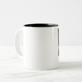 英国のブルドッグの恋人! ツートーンマグカップ (正面左)