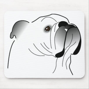 英国のブルドッグのmousepad マウスパッド