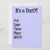 英国のブルドッグパーティの招待状 招待状 (裏面)