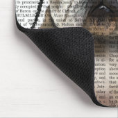 英国のブルドッグフォーマル、ハウンドとハット マウスパッド (コーナー)