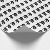 英国のブルドッグ愛 ラッピングペーパー (角)