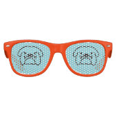 英国のブルドッグ犬のパーティーシェード キッズサングラス (正面)