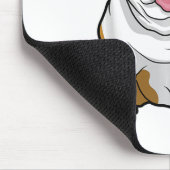 英国のブルドッグ素晴らしおもしろいブルドッグ犬 マウスパッド (コーナー)