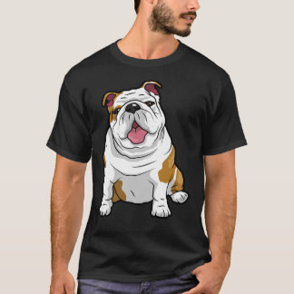 英国のブルドッグ素晴らしおもしろいブルドッグ犬 Tシャツ