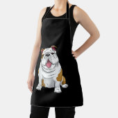 英国のブルドッグ素晴らしおもしろいブルドッグ エプロン (インサイチュ)