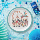 英国のブルドッグ・アット・ア・カーニバル ペーパープレート (パーティー)