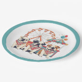 英国のブルドッグ・アット・ア・カーニバル ペーパープレート (アングル)