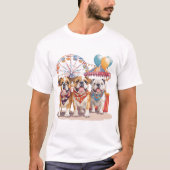 英国のブルドッグ・アット・ア・カーニバル Tシャツ (正面)