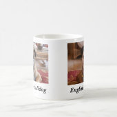 英国のブルドッグ コーヒーマグカップ (中央)