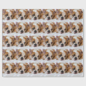 英国のブルドッグ ラッピングペーパー (フラット)