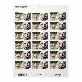 英国のブルドッグ ラベル (フルシート)