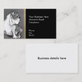 英国のブルドッグ 名刺 (正面/裏面)