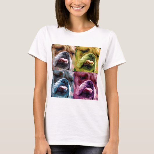 英国のブルドッグ Tシャツ (正面)