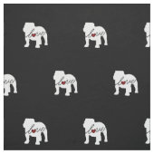 英国のブルドッグLoveq ファブリック (見本)