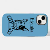 英国のブルリアードッグ Case-Mate iPhoneケース (裏面 (横))