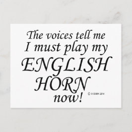英国のホルンの声は必然遊だ ポストカード