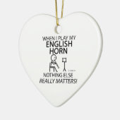 英国のホルンは何の問題も無い セラミックオーナメント (左)