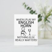 英国のホルンは何の問題も無い ポストカード (スタンド正面)