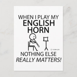 英国のホルンは何の問題も無い ポストカード