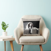 英国のポインターの枕- "Sophie " クッション (椅子)