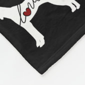 英国のポインター愛 フリースブランケット (角)