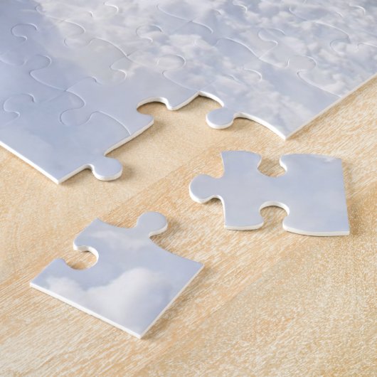 英国のマスティフ犬の"雪の姿勢"の写真のパズル ジグソーパズル (側面)