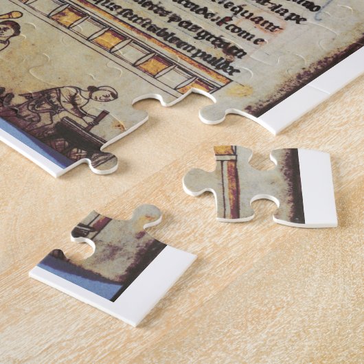 英国のミニチュア、apothを説明する「Medica」 ジグソーパズル (側面)